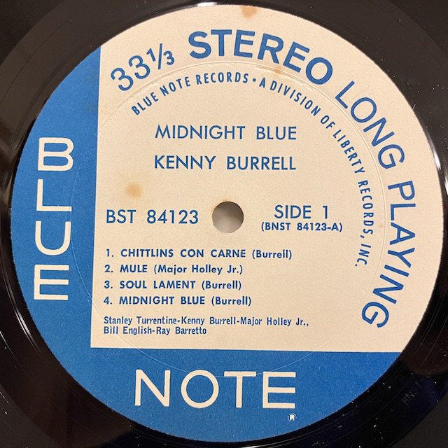 Kenny Burrell / Midnight Blue bst84123 ◎ 大阪 ジャズ レコード 通販 買取 Bamboo Music