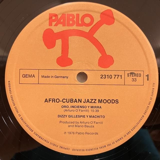 Dizzy Gillespie / Afro Cuban Jazz Moods 2310-771 ◎ 大阪