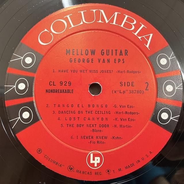 【SEAL限定商品】 ◎ cl929 Guitar Mellow / Eps Van George 大阪 レコード ジャズ 洋楽