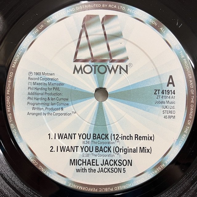 Michael Jackson with Jackson 5 / I Want You Back 88 Remix zt41914