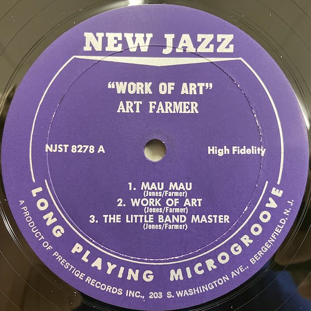 Art Farmer / Work Of Art njlp8278 ◎ 大阪 ジャズ レコード 通販 買取 Bamboo Music