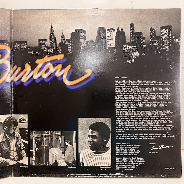 Ann Burton Rare:【NewYork State of Mind】(レコード) - レコード