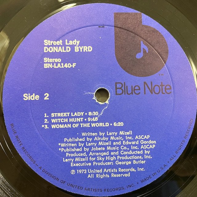 Donald Byrd / Street Lady Bnla140f ◎ 大阪 ジャズ レコード