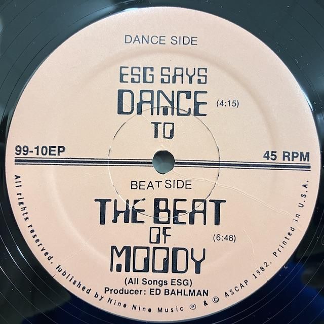 ESG Says Dance To The Beat Of Moody 99-10ep ◎ 大阪 ジャズ