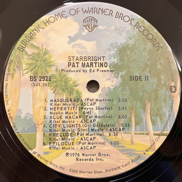 パット・マルティーノ[スターブライト] Pat Martino / Starbright bs2921 ◎ 大阪 ジャズ レコード 通販