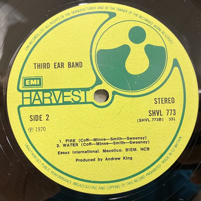 Third Ear Band / st shvl773 ◎ 大阪 ジャズ レコード 通販 買取 Bamboo Music