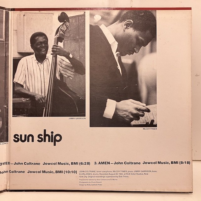 John Coltrane / Sun Ship as9211 ◎ 大阪 ジャズ レコード 通販 買取 Bamboo Music