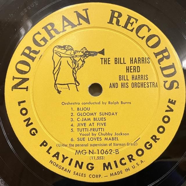 Bill Harris / the Bill Harris Herd mgn1062 ◎ 大阪 ジャズ