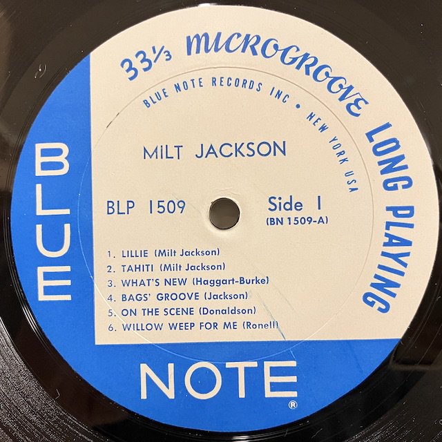 Milt Jackson / and Thelonious Monk quintet blp1509 ◎ 大阪 ジャズ