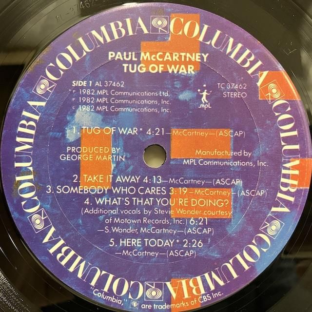 Paul McCartney / Tug Of War TC37462 :通販 ジャズ レコード