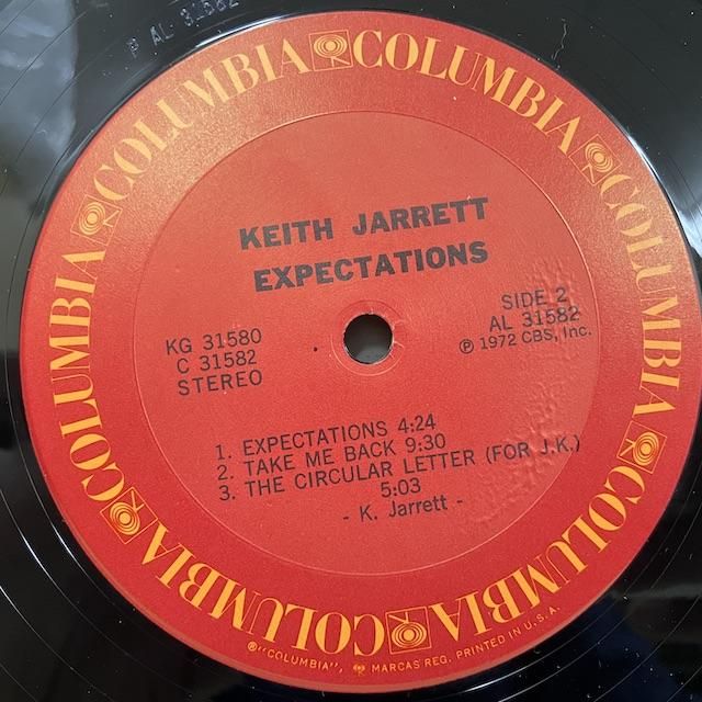 Keith Jarrett / Expectations KG31580 :通販 ジャズ レコード 買取