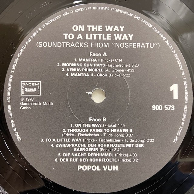 Popol Vuh / On The Way To A Little Way 900 573 :通販 ジャズ レコード 買取 Bamboo Music