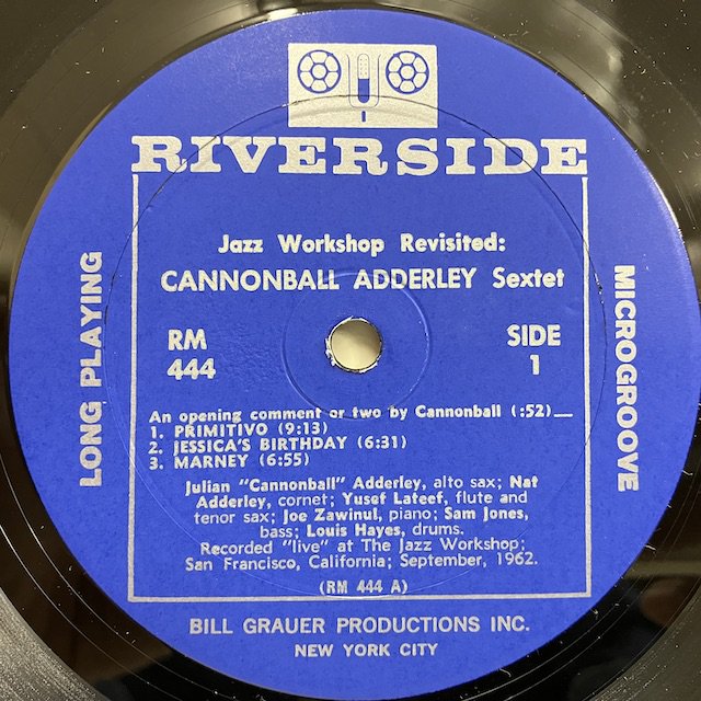 ○即決LP Cannonball Adderley / Jazz Workshop Revisited j35154 米