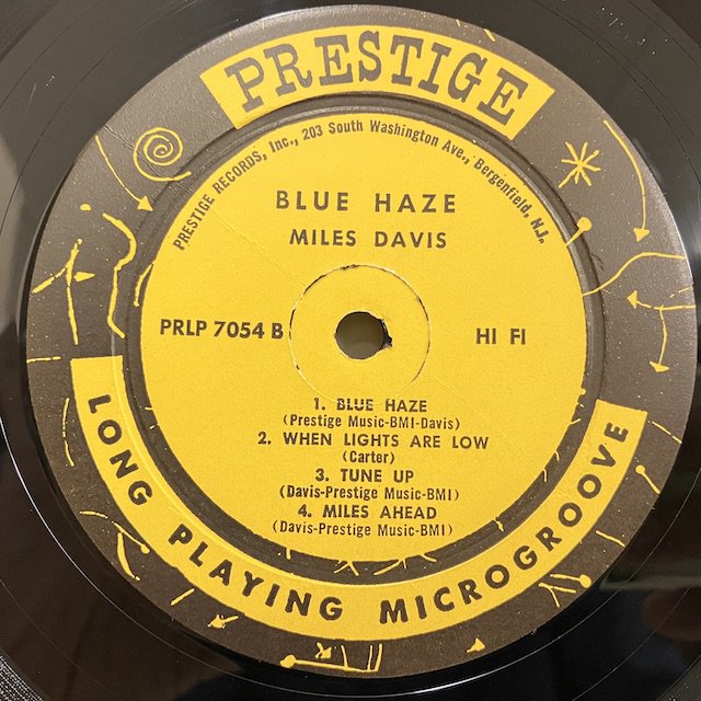 Miles Davis / Blue Haze Prlp7054 :通販 ジャズ レコード 買取
