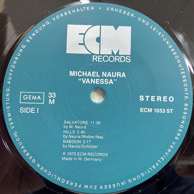 Michael Naura / Vanessa ecm1053st :通販 ジャズ レコード 買取