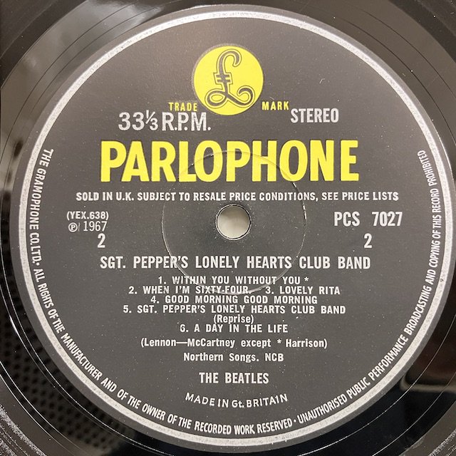 Beatles / Sgt Peppers Lonely Hearts Club Band pcs7027 :通販 ジャズ レコード 買取  Bamboo Music