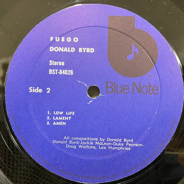 Donald Byrd / Fuego bst84026 :通販 ジャズ レコード 買取 Bamboo Music