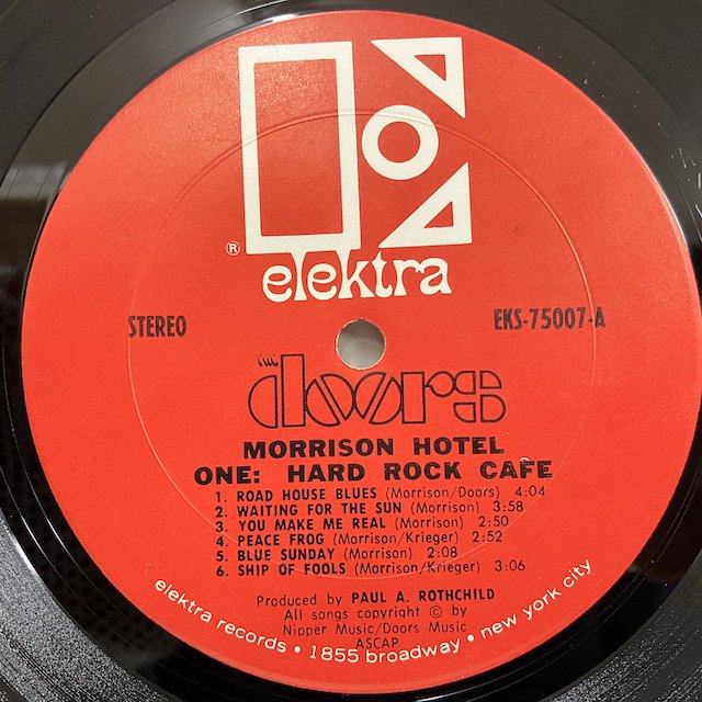 Doors / Morrison Hotel eks-75007 :通販 ジャズ レコード 買取 Bamboo Music