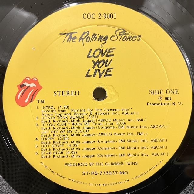 Rolling Stones / Love You Live COC 2-9001 :通販 ジャズ