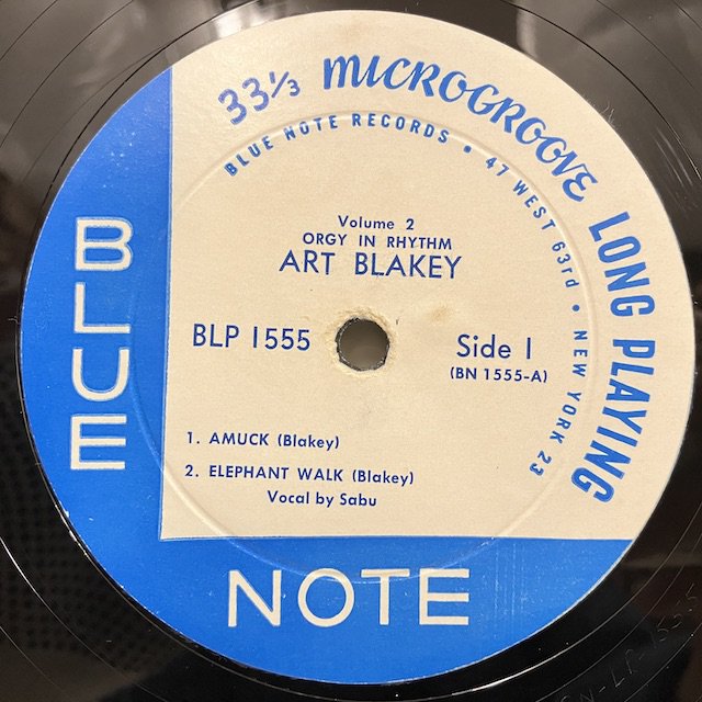 Art Blakey / Orgy In Rhythm Volume Two Blp1555 :通販 ジャズ レコード 買取 Bamboo Music