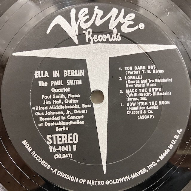 Ella Fitzgerald / Mack The Knife Ella In Berlin Mgvs64041 :通販 ジャズ レコード 買取  Bamboo Music