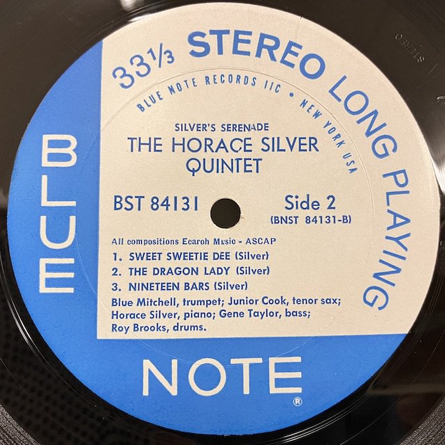 ホレスシルヴァー VANGELDER刻印 ジャズ レコード Blue Note-