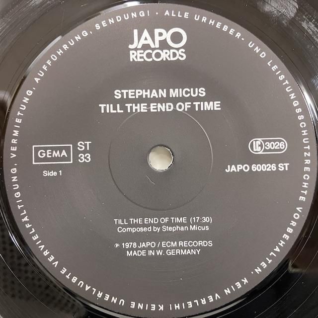 Stephan Micus / Til the End of Time japo60026st :通販 ジャズ