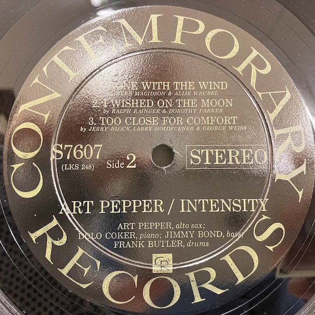 Art Pepper / Intensity S7607 :通販 ジャズ レコード 買取 Bamboo Music