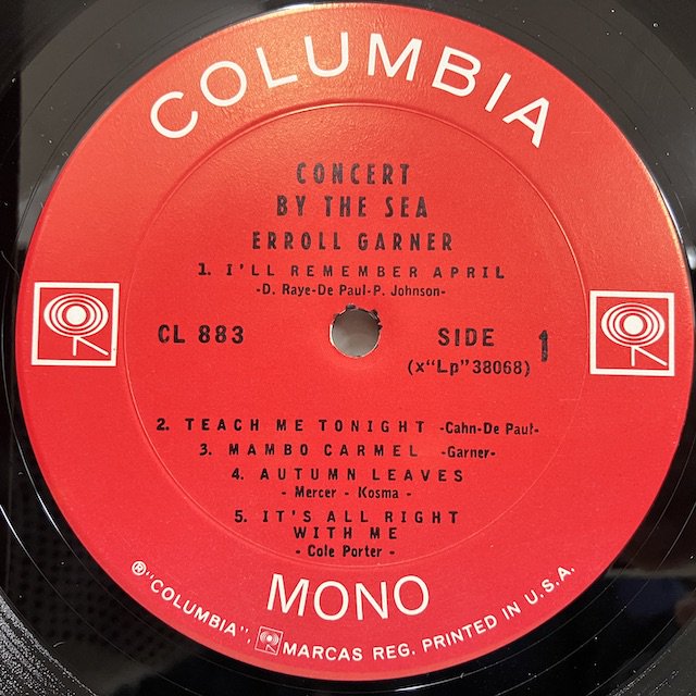 Erroll Garner / Concert by the Sea Cl883 :通販 ジャズ レコード