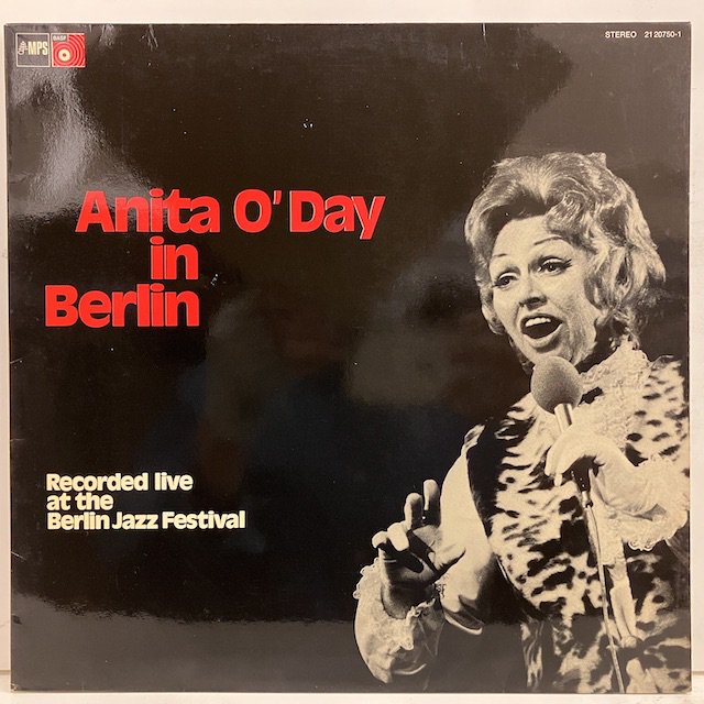 ○即決VOCAL LP Anita O'Day / in Berlin jv3941 独オリジナル アニタ