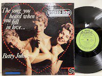 Betty Johnson / the Song You heard When You Fell in Love 