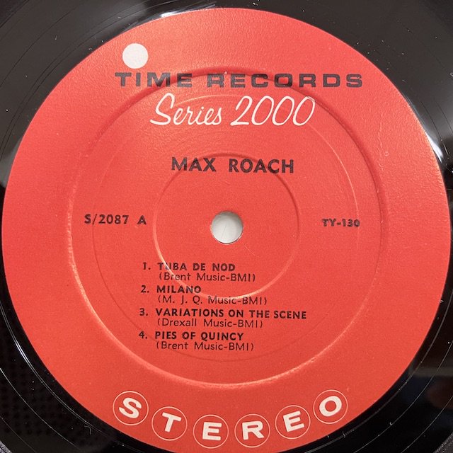 Max Roach / Award Winning Drummer s/2087 :通販 ジャズ レコード 買取 Bamboo Music