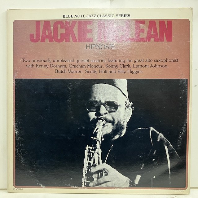 Jackie McLean / Hipnosis BN-LA483-J :通販 ジャズ レコード 買取