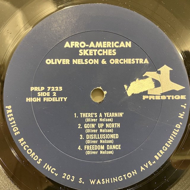 Oliver Nelson / Afro American Sketch prlp7225 :通販 ジャズ レコード 買取 Bamboo Music