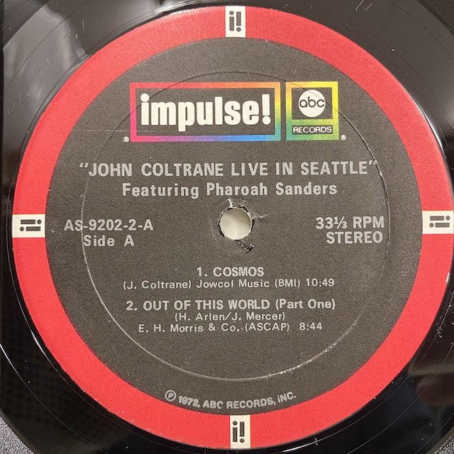 John Coltrane / Live in Seattle As9202-2 :通販 ジャズ レコード 買取 Bamboo Music