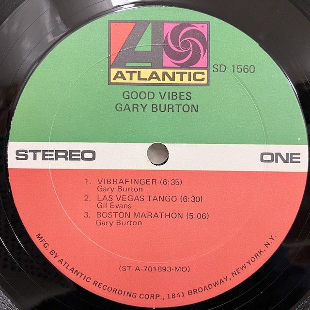 LP】Gary Burton / Good Vibes - 洋楽