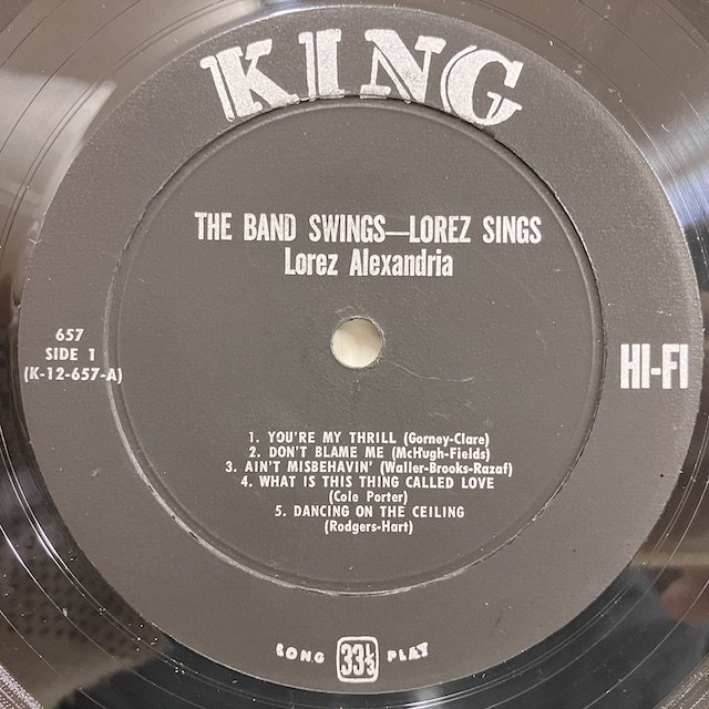 Lorez Alexandria / the Band Swings 657 :通販 ジャズ レコード 買取 Bamboo Music