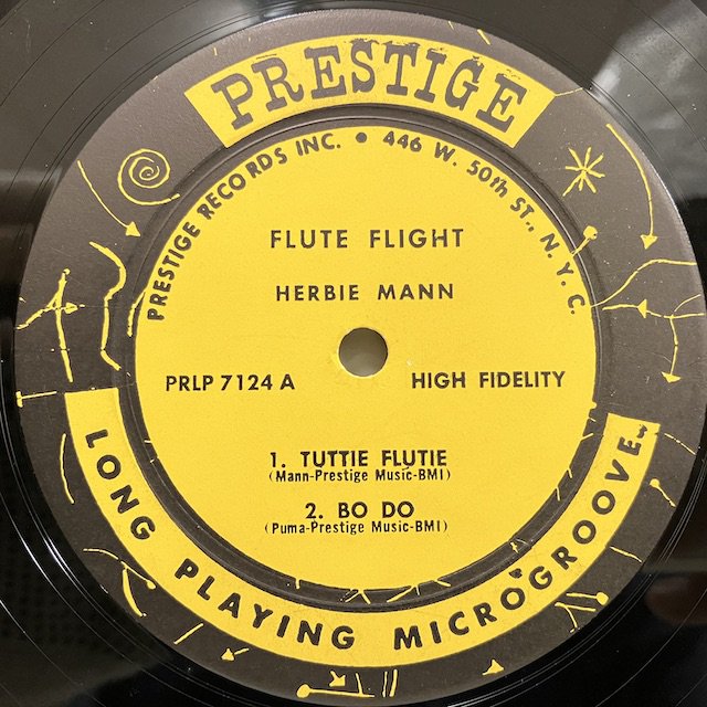 Herbie Mann Bobby Jaspar / Flute Flight Prlp7124 :通販 ジャズ レコード 買取 Bamboo  Music