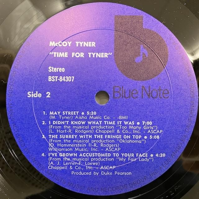 マッコイタイナー VANGELDER刻印 ジャズ レコード Blue Note - 洋楽