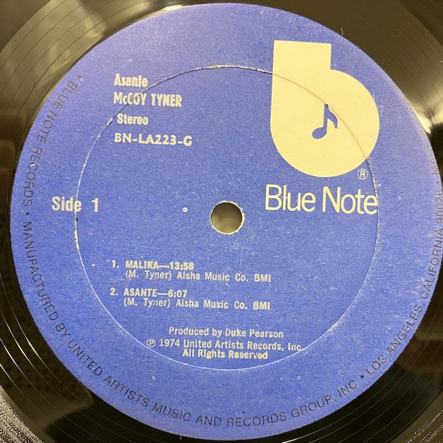マッコイタイナー VANGELDER刻印 ジャズ レコード Blue Note - 洋楽