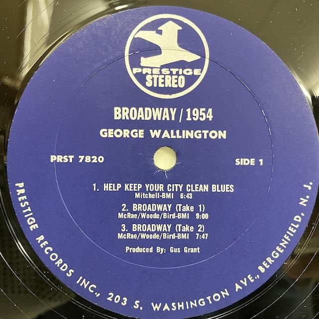 George Wallington / Live at the Cafe Bohemia prst7820 :通販