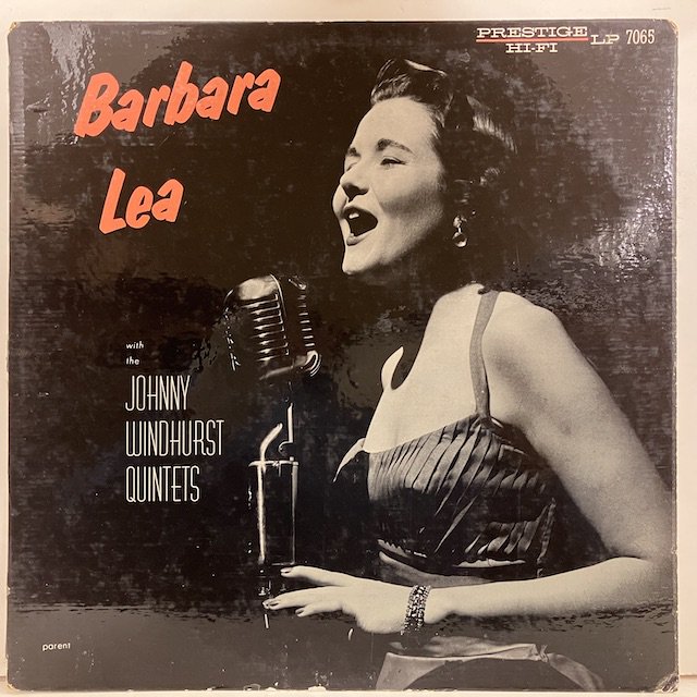 Barbara Lea / with Johnny Windhurst quintets Prlp7065 :通販 ジャズ レコード 買取  Bamboo Music