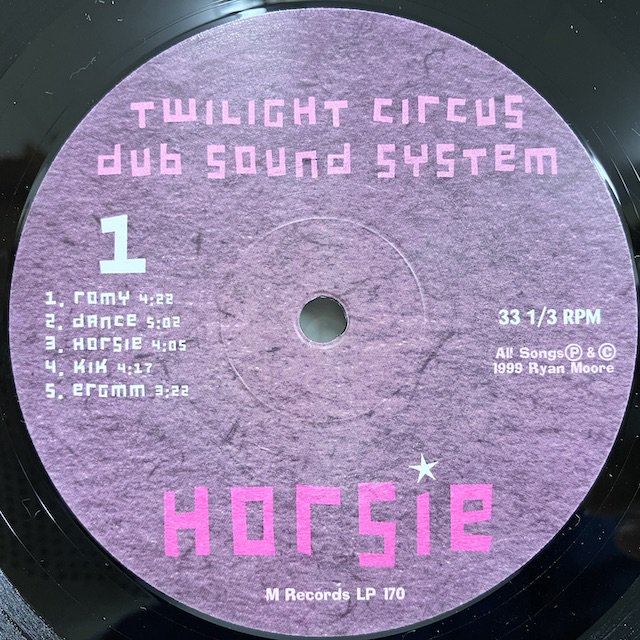 Twilight Circus Dub Sound System / Horsie lp170 :通販 ジャズ レコード 買取 Bamboo Music