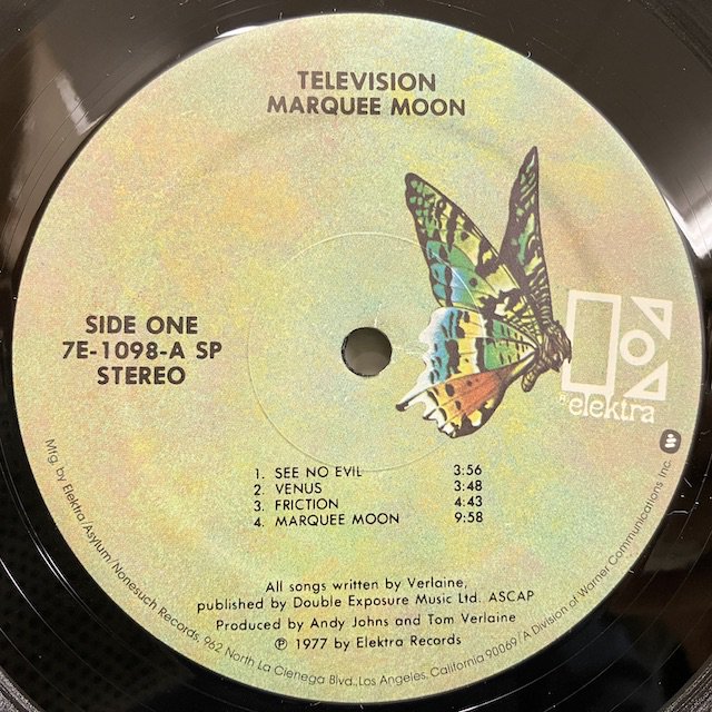 Television / Marquee Moon 7e1098 :通販 ジャズ レコード 買取 Bamboo
