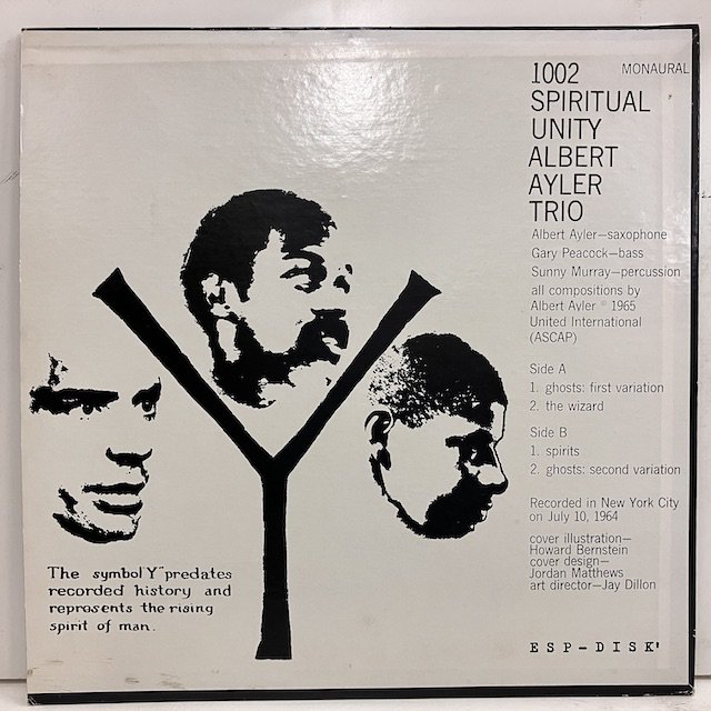 Albert Ayler / Spiritual Unity esp-1002 :通販 ジャズ レコード 買取 Bamboo Music