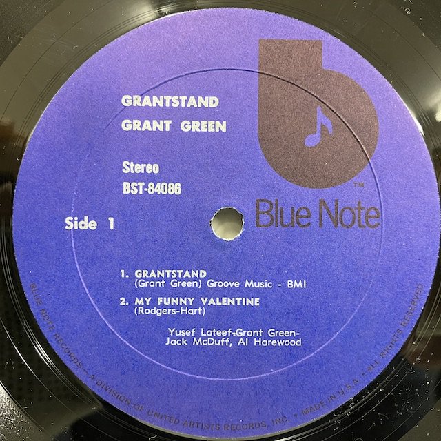 Grant Green / Grantstand BST 84086 :通販 ジャズ レコード 買取 Bamboo Music