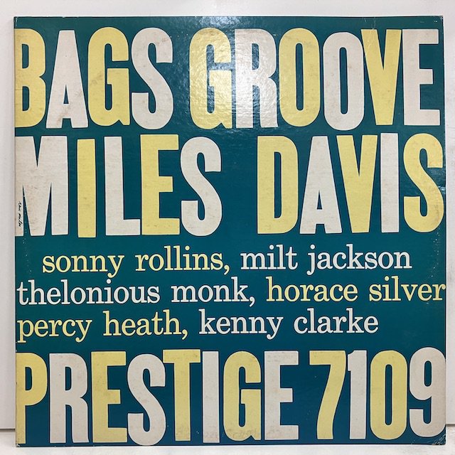 Miles Davis / Bags' Groove Prst7109 :通販 ジャズ レコード 買取 Bamboo Music