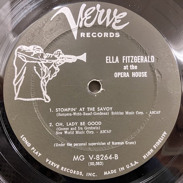 Ella Fitzgerald / at the Opera House Mgv8264 :通販 ジャズ レコード 買取 Bamboo Music