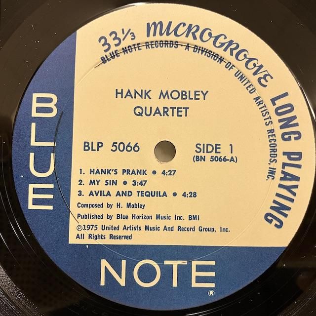 Hank Mobley / Hank Mobley Quartet blp5066 :通販 ジャズ