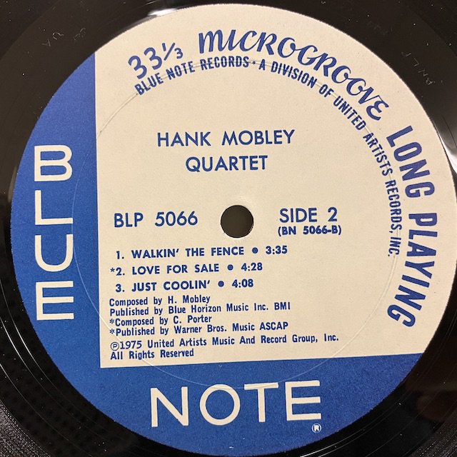 新モデル ハンク・モブレー・カルテット HANK MOBLEY quartet 5066